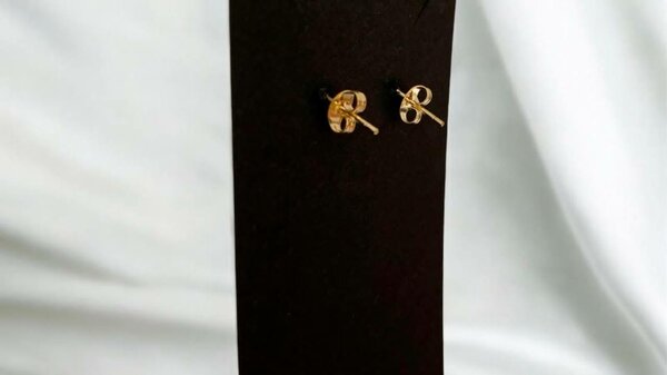 Boucles d'oreilles "Géo" fait main by kalyne Bleu