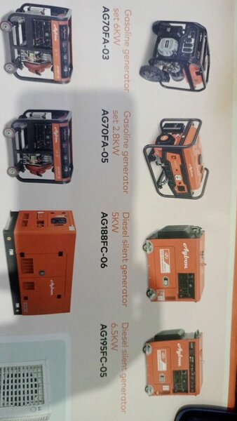 Generators.air conditioner etc