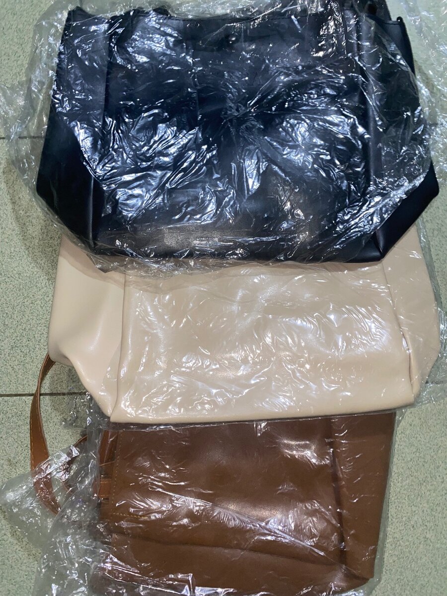 Sac cabas en cuir brun