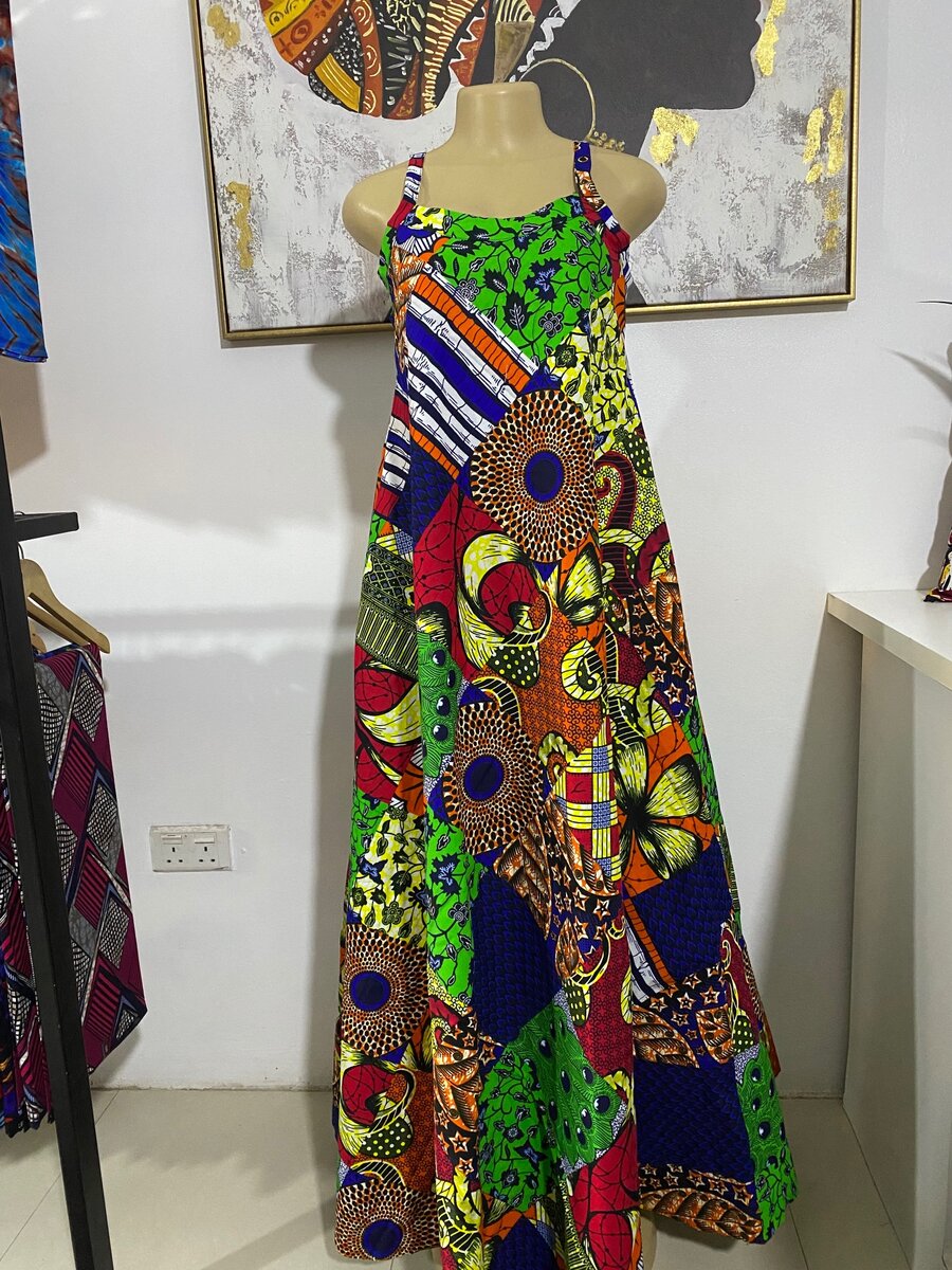 Chitenge maxi dress