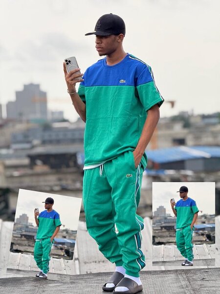 Tenue de survêtement colorée tendance