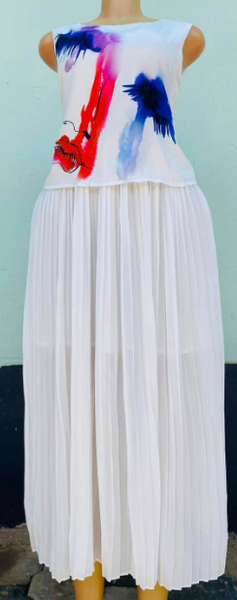white dress, size L