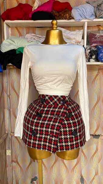 Top blanc manche longue