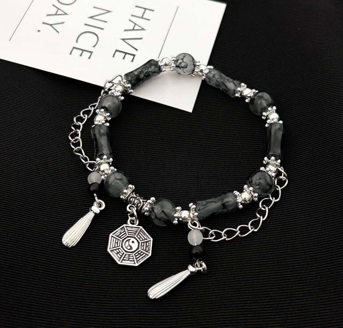 Volcanic stone bracelet