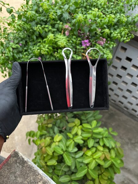 Set de gratte-langue en inox