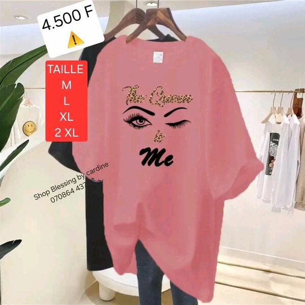 T-shirt tendance décontractée femme