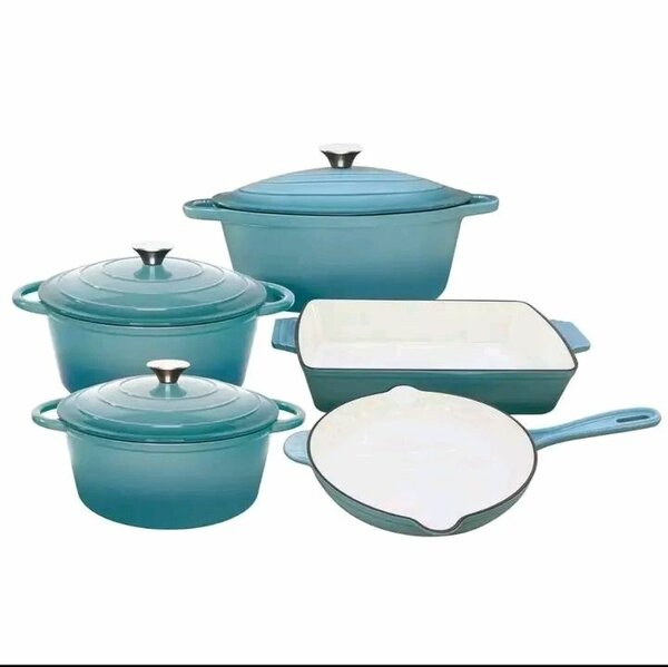 Ensemble de Casseroles en Fonte Émaillée