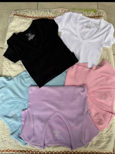 T-shirts basiques en coton