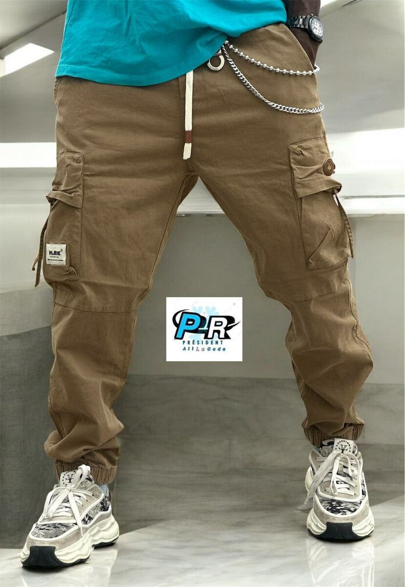 Pantalons cargo pour hommes tendance