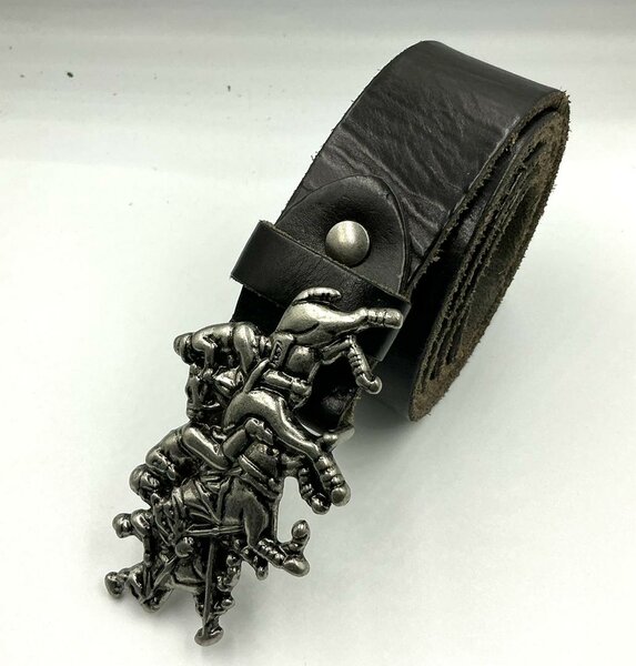 Ceinture cuir boucle originale