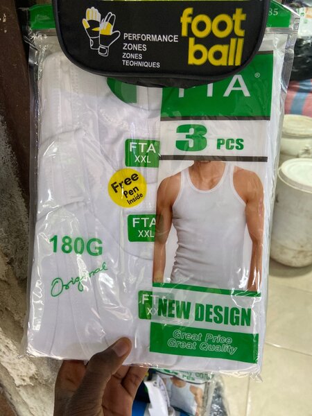 Débardeurs Blancs Homme 3 Pcs