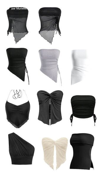 Top bustier élégants femme