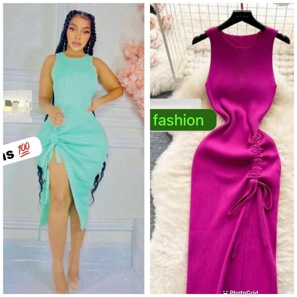 Robe Midi Froncée Élégante