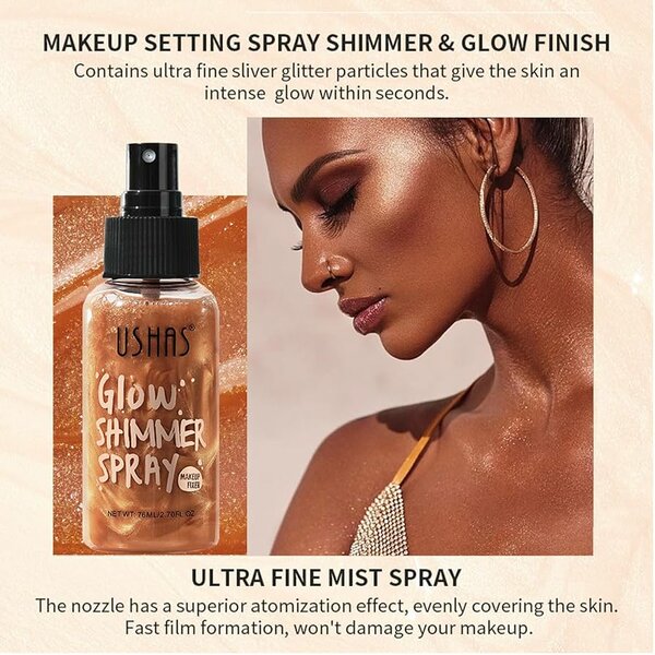 Spray Fixateur Brillant Glow