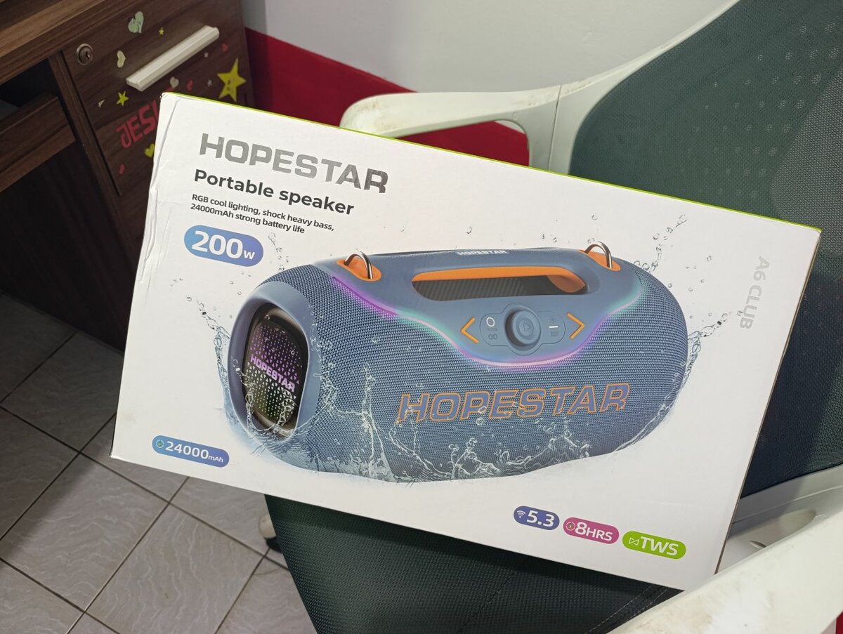 Enceinte portable HOPESTAR 200W étanche