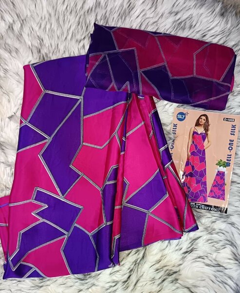 Tissu en soie et mousseline