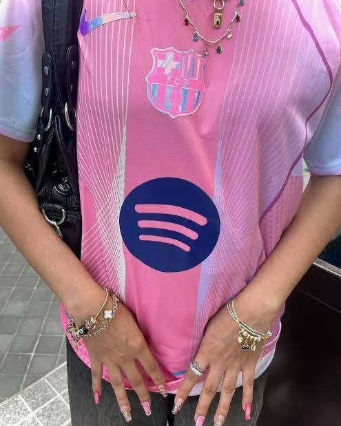 Maillot de barca rose