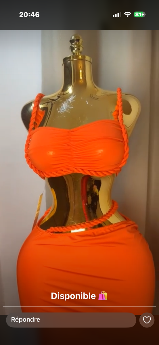 Ensemble de Bikini Orange