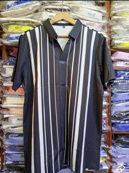 Chemise rayée élégante homme