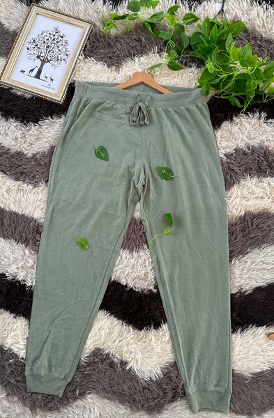 Pantalon de jogging vert confortable