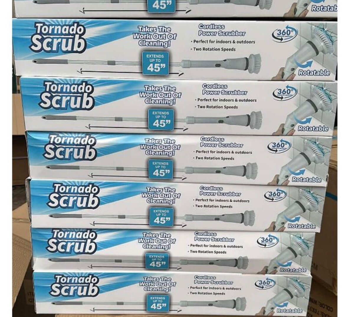 Electric bathroom scrubber