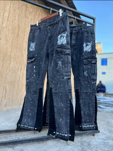 Jeans stylés à motifs uniques