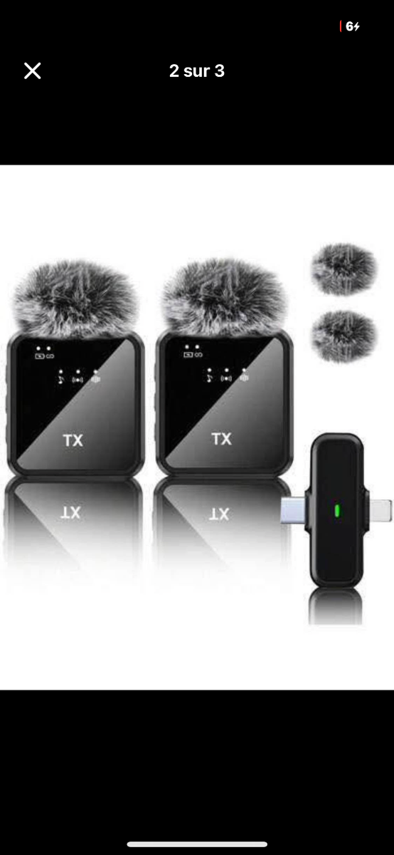 Microphone sans fil F11-2