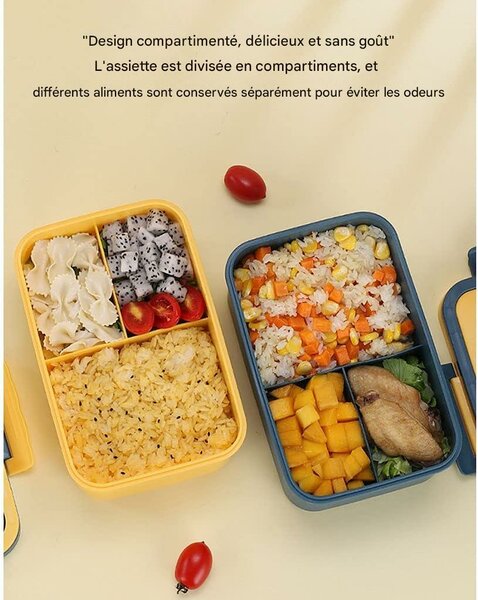 Boîte à lunch compartimentée 1500ml