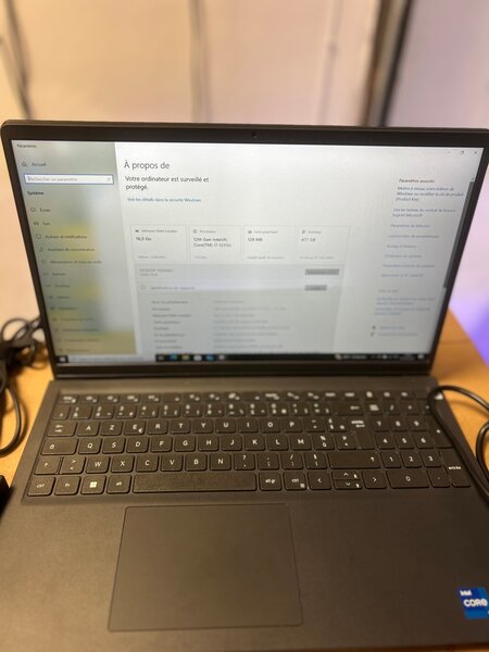 Ordinateur portable Dell 15 pouces