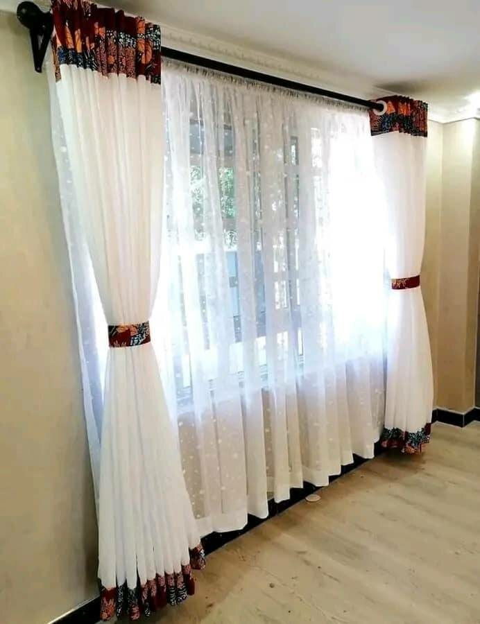 chitenge kitchen curtains