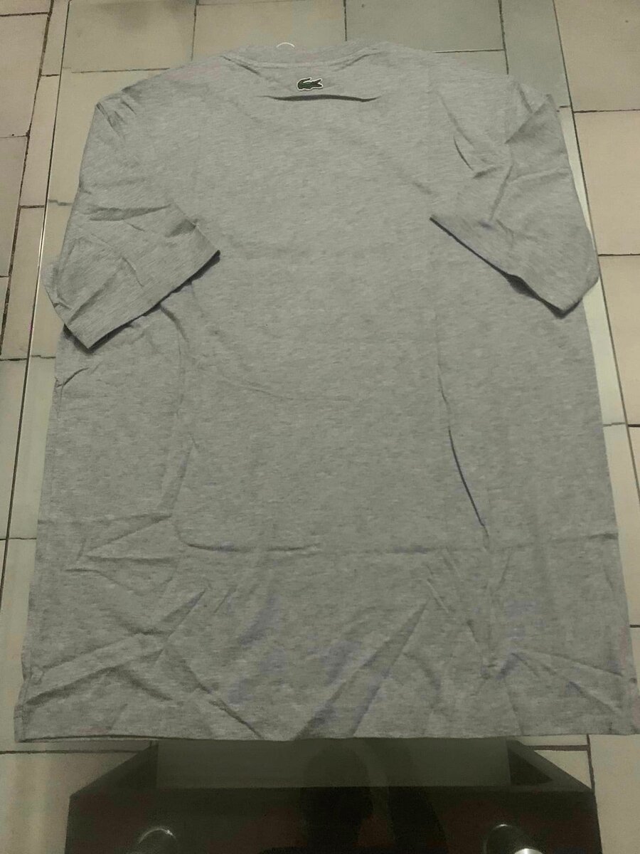 t-shirt LACOSTE, gris