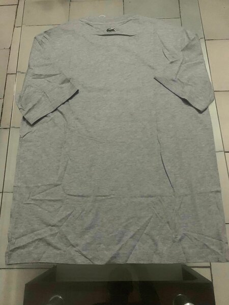 t-shirt LACOSTE, gris