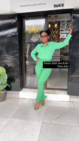 Women's bright Green shirt