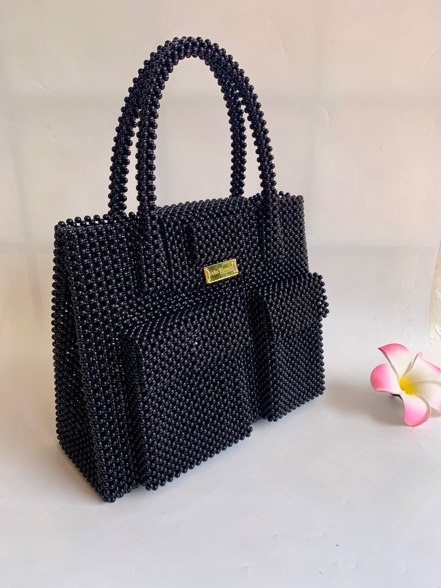 Corporate beaded bags