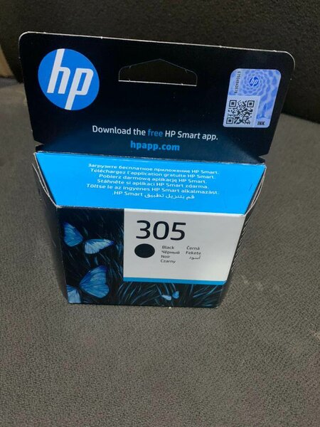 NEW HP 305 DESKJET BLACK INK CARTRIDGE (2710 PRINTER)