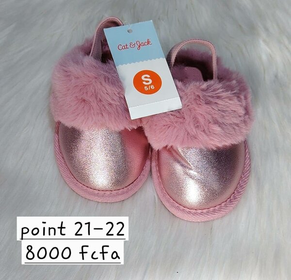 Chaussons Enfant Rose