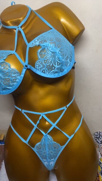 Ensemble girlie bleu