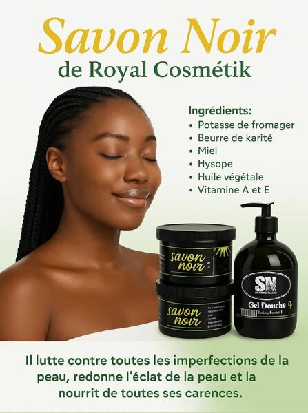 Savon Noir Naturel Hydratant