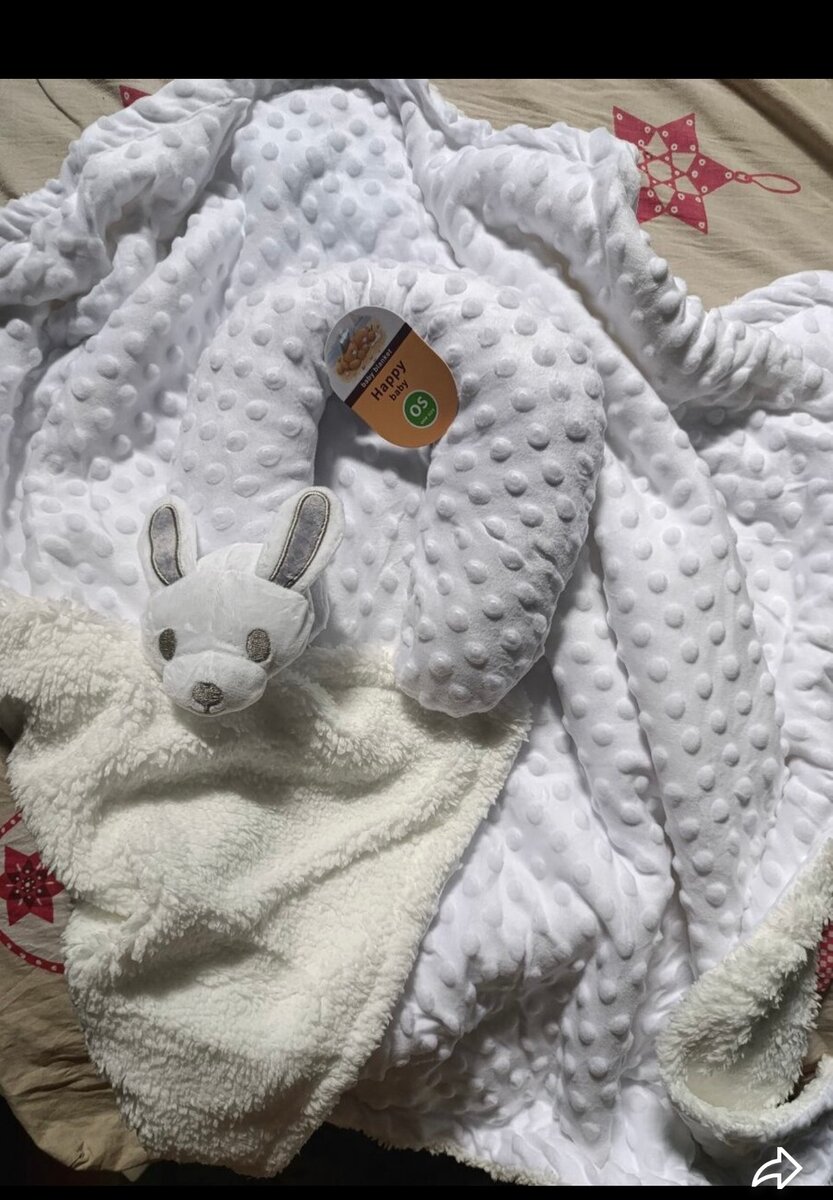 Oreiller bébé doux Happy