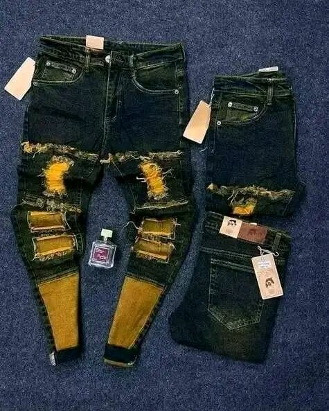 Jeans déchirés tendance homme