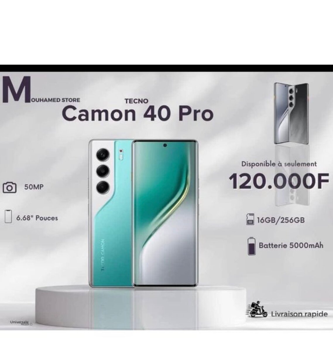 Tecno Camon 40 Pro 16GB