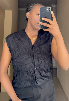 Knitted sweate with buttons  size: M/S