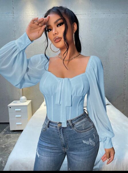 Belle Chemise Bustier Élégante