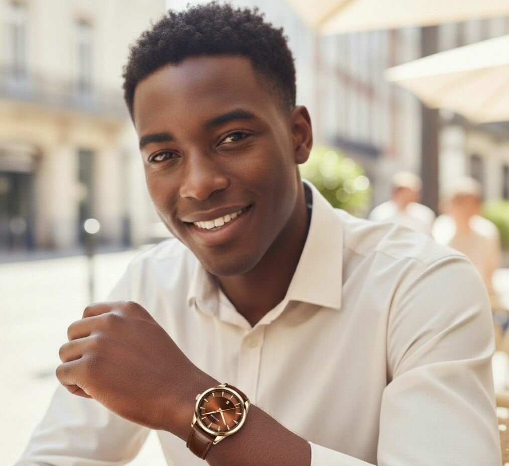 Montre Homme Cuir Luxe