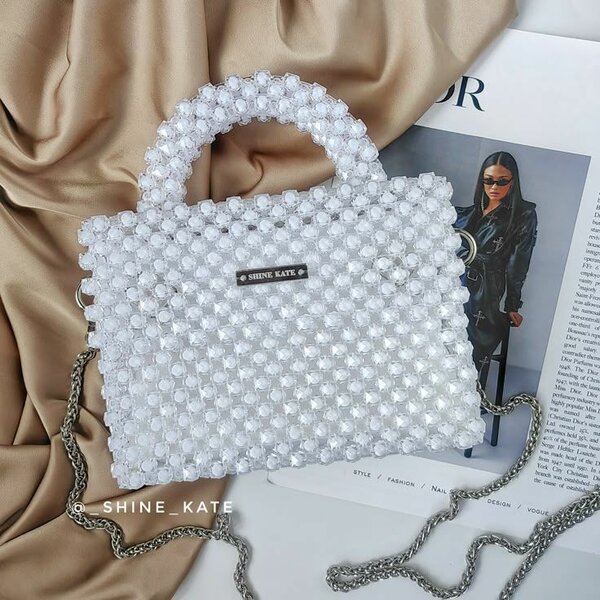 Sac à main perles tendance