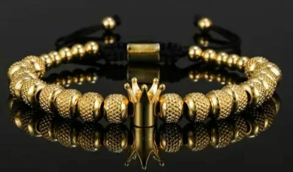 Bracelet unisex plaqué or