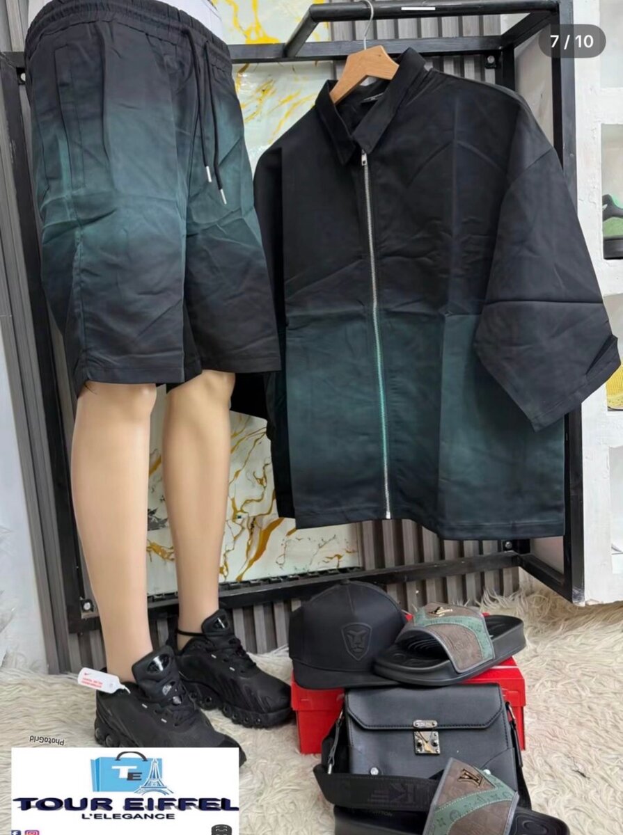 Ensemble Shirt et Short Homme