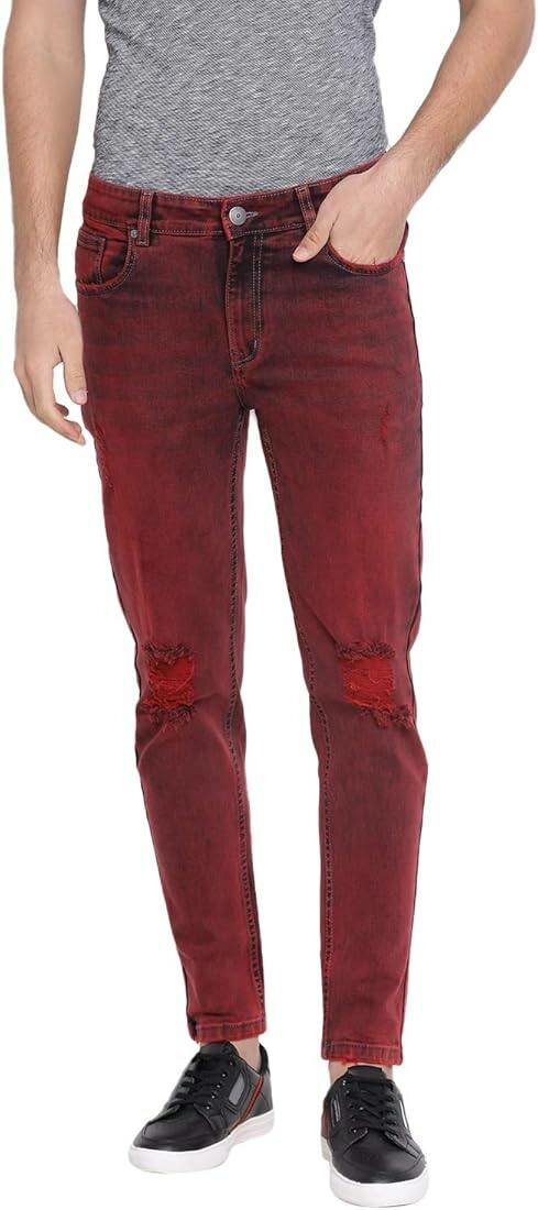 Red jeans