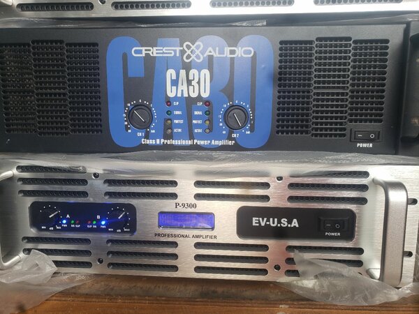 Professional Stereo Amplifiers