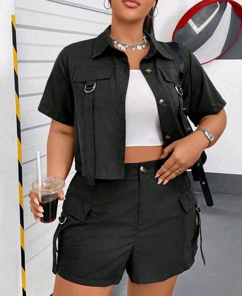 Ensemble court femme décontracté